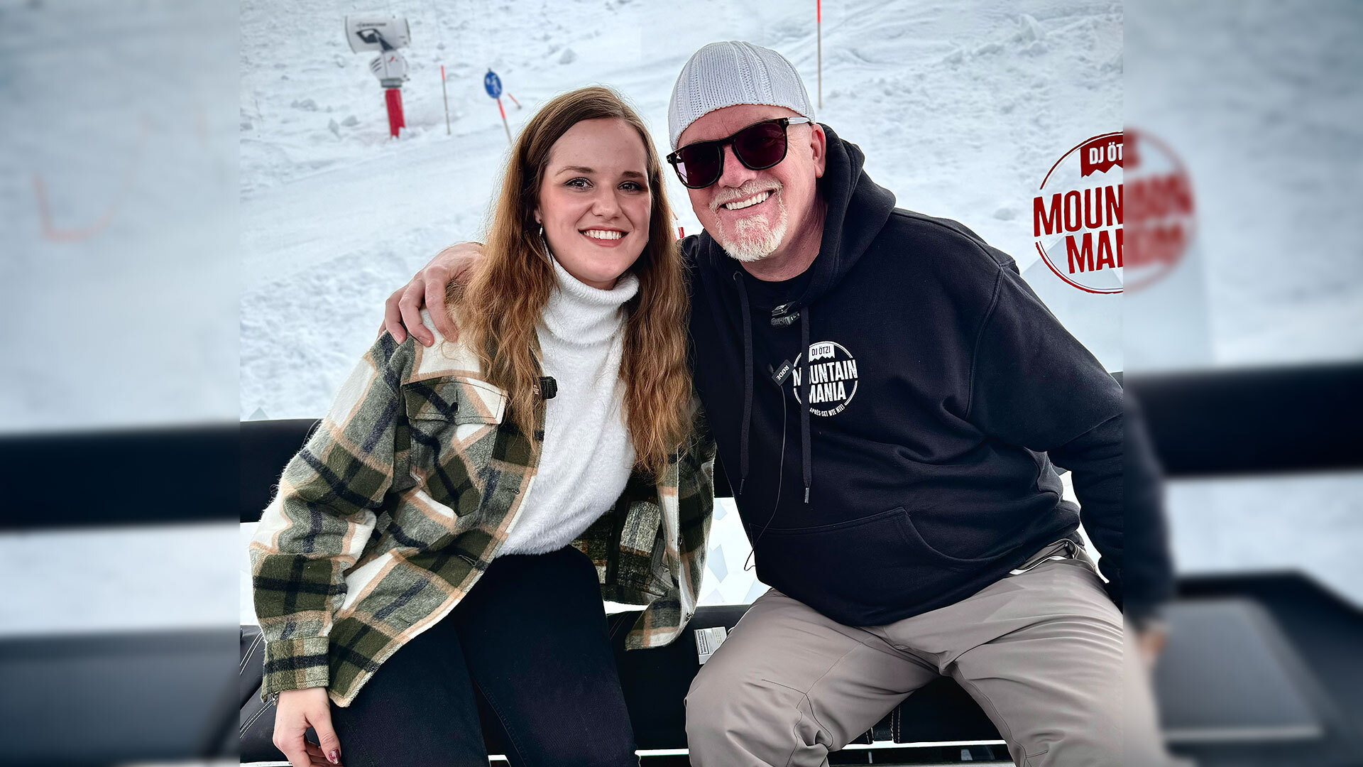 Schlagerstar Dj Ötzi und Moderatorin Kathi von Radio Paloma